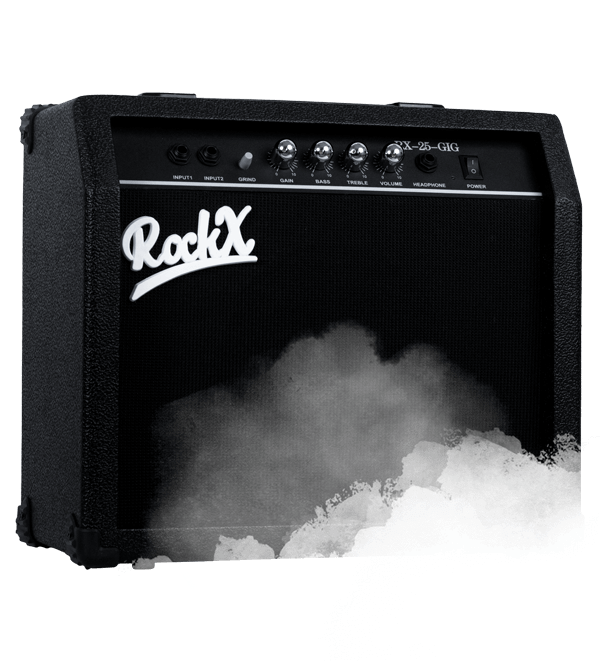 RockX Guitar Amp RX-25-GIG Black